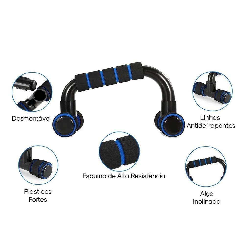 Kit Suporte pra Flexão de Braço 2 Unidades IF02046