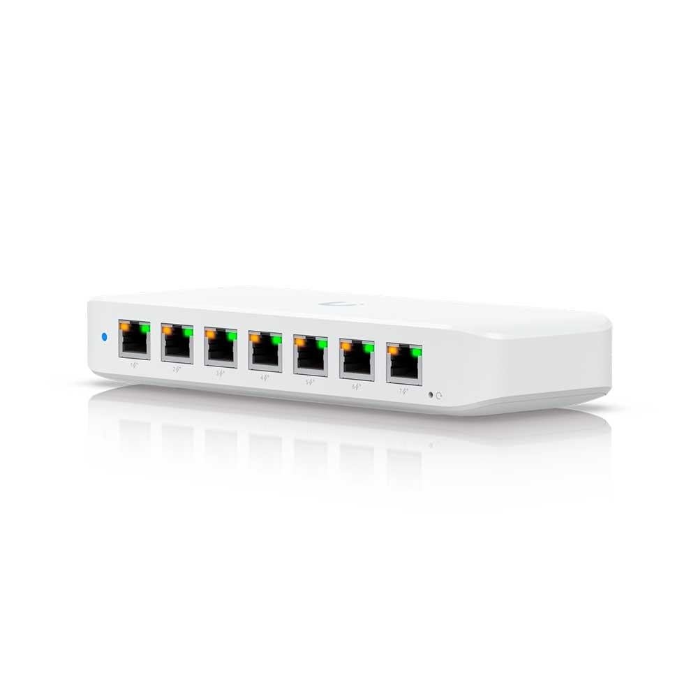 Switch Gerenciável Ubiquiti Ultra 210W, 8P Gigabit, 7P PoE+ - USW-ULTRA-210W
