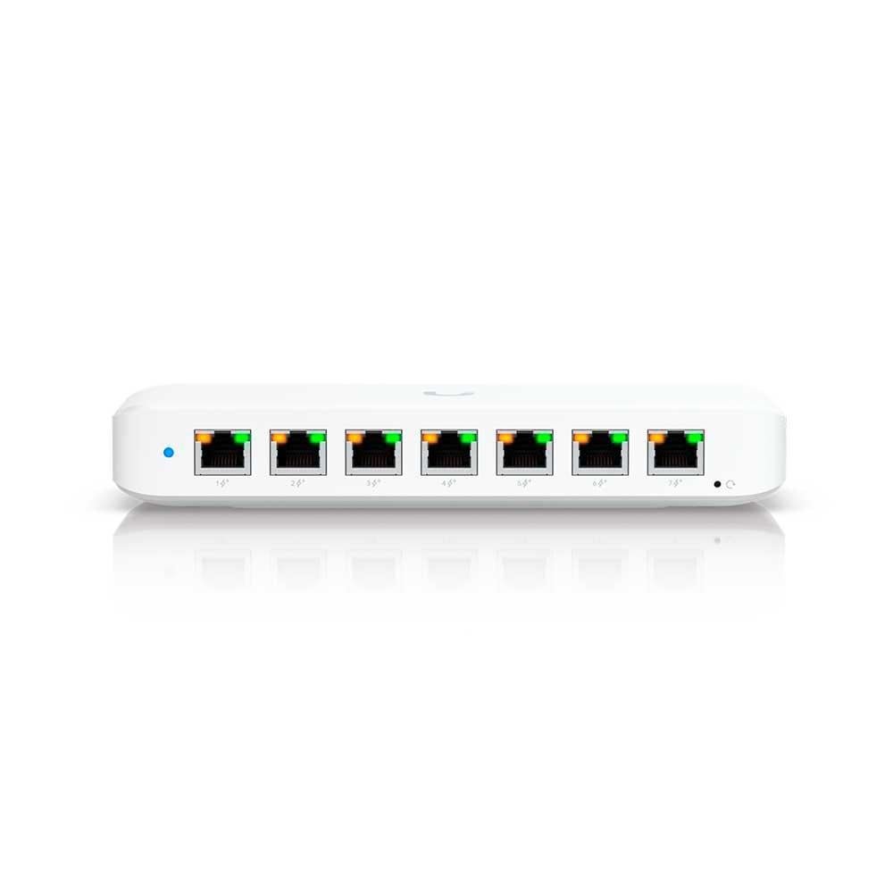Switch Gerenciável Ubiquiti Ultra 210W, 8P Gigabit, 7P PoE+ - USW-ULTRA-210W