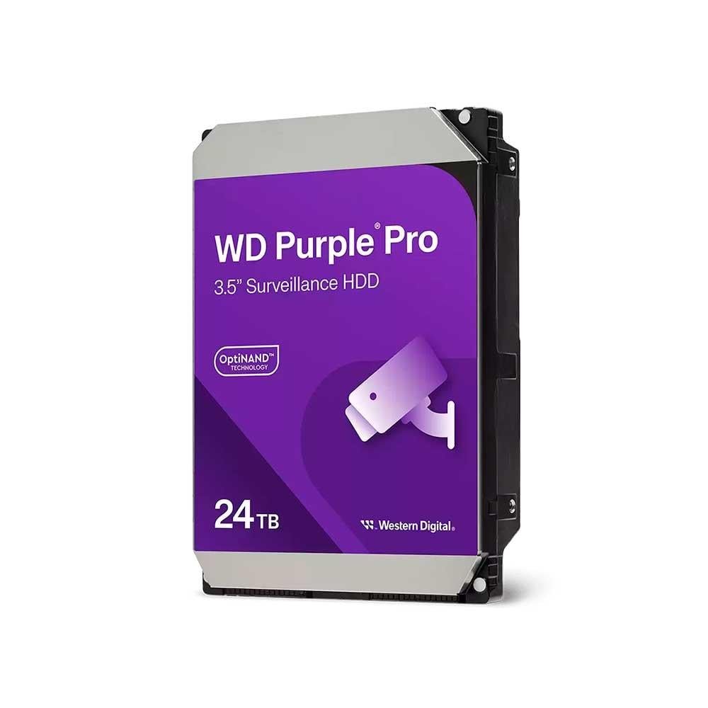 HD WD Purple PRO Surveillance, 24TB, 3.5", 7200RPM, 512MB, SATA 6GB/s - WD240PURP
