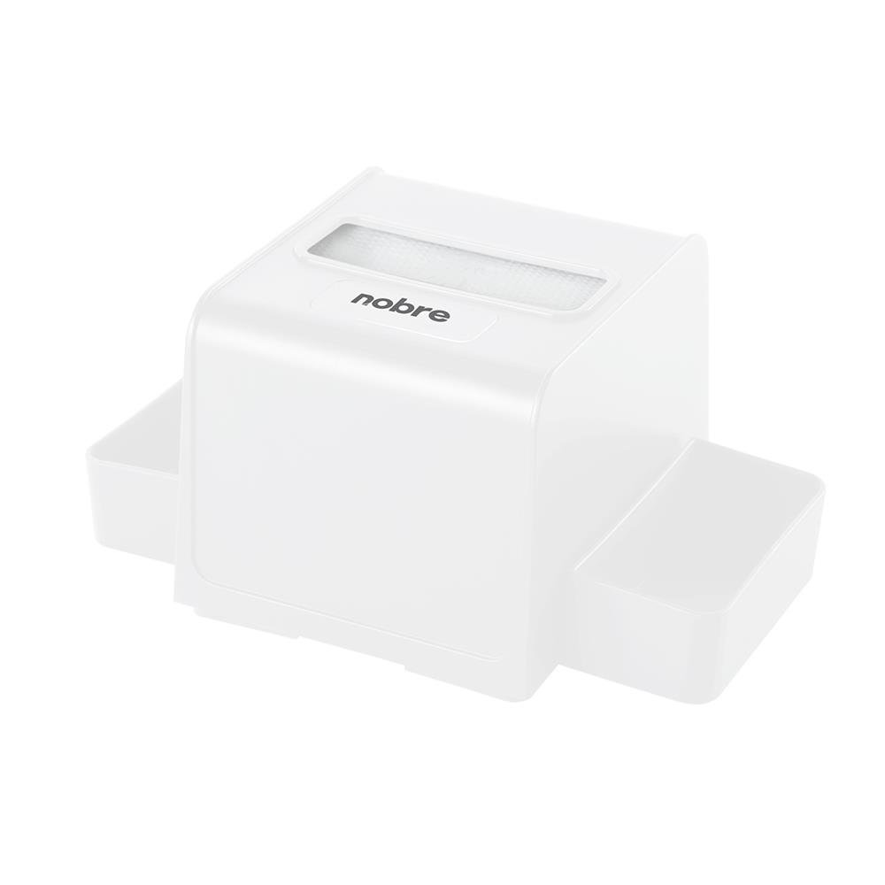 Porta Guardanapo Com Porta Sachê Branco - Nobre