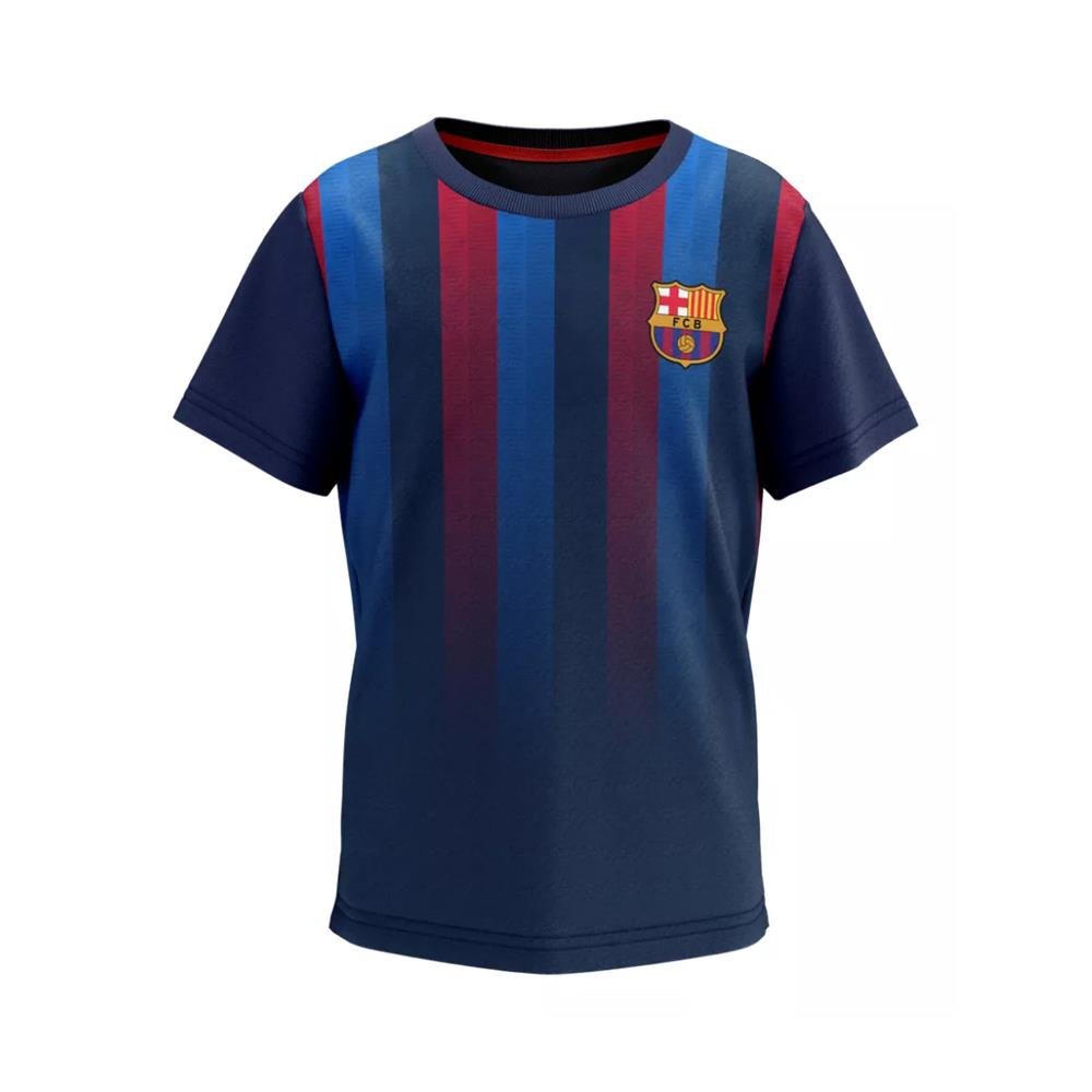 Camisa Braziline Barcelona Stamina Juvenil - Azul Escuro 12 Anos