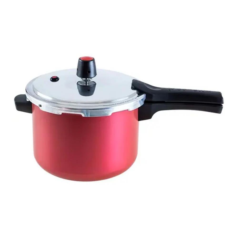 Panela De Pressão Panelux 4,5l Antiaderente Cereja 500178