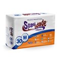 Fralda Descartavel Geriatrica Suavidade Classic M - 30 Unidades