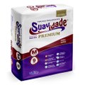 Fralda Descartavel Geriatrica Suavidade Premium M - 9 Unidades