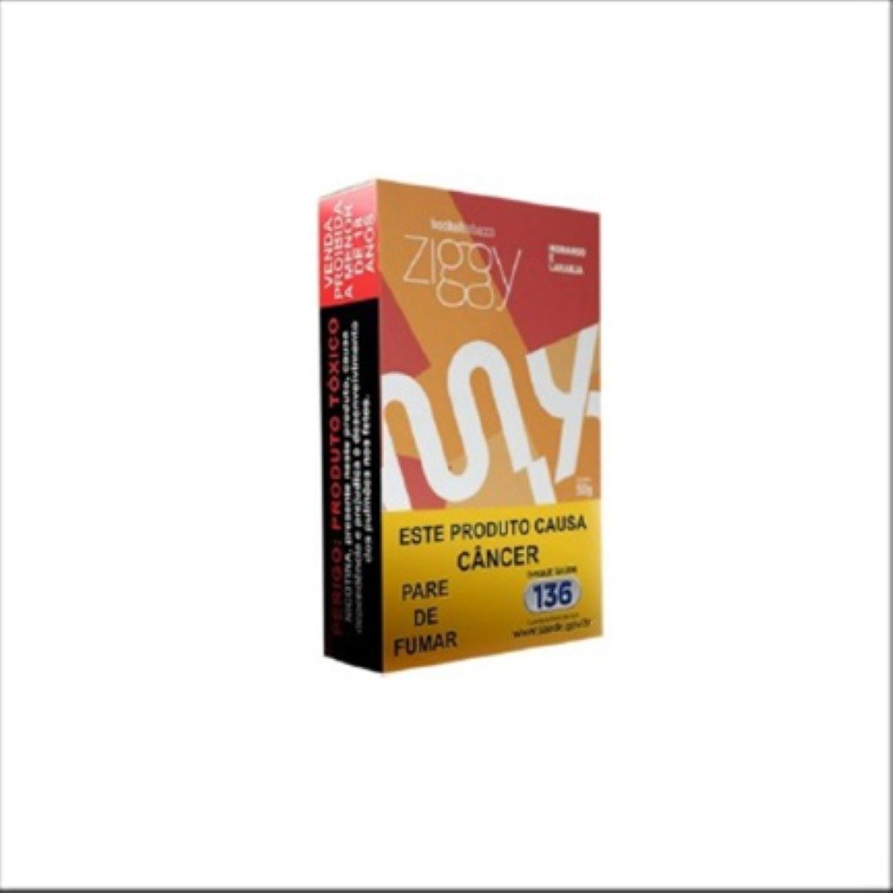 Essencia Fumo Ziggy Mix Morango e Laranja Display Com 10 Unidades
