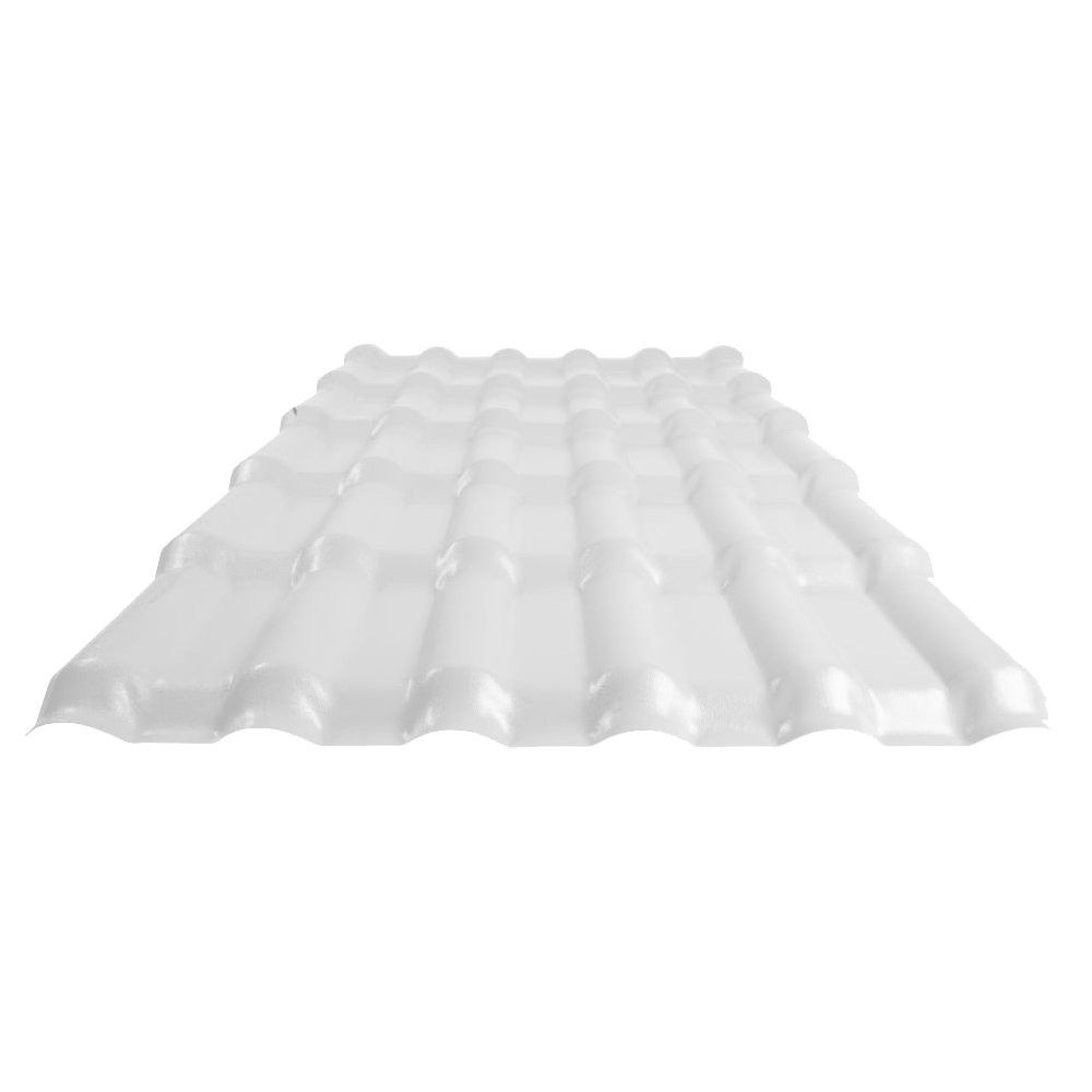Telha PVC Fortlev Plan Branca 2,42x0,88m