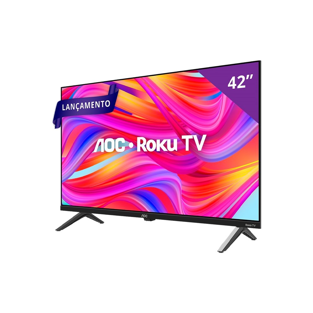 Smart LCD LED TV 42" AOC 42S5045/78G Full HD - Wi-Fi, com 1 USB, 3 HDMI, 60Hz