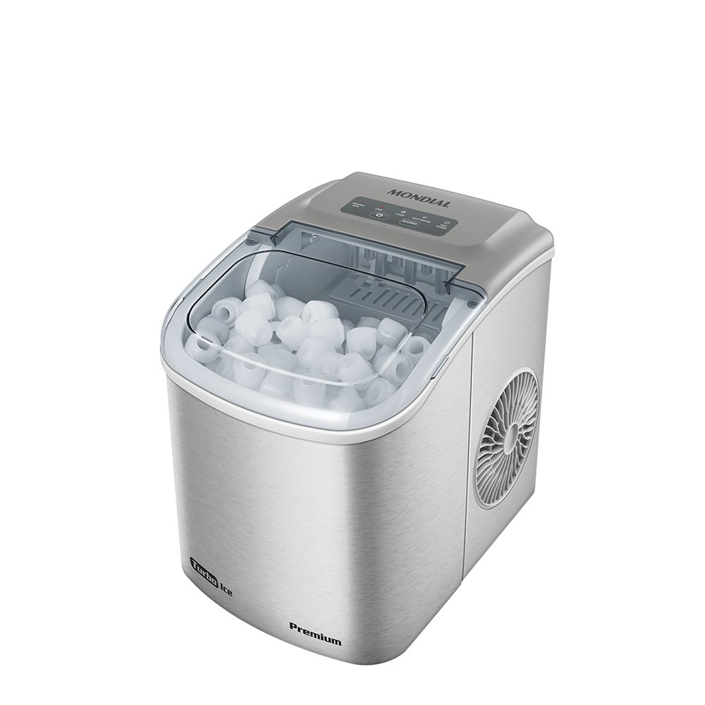 Máquina De Gelo Mondial MG-12-GI - Cinza, 220V