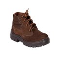 Botina de Segurança Imbiseg Nobuck PU Monodensidade CA17017 Marrom Biqueira PVC - 35