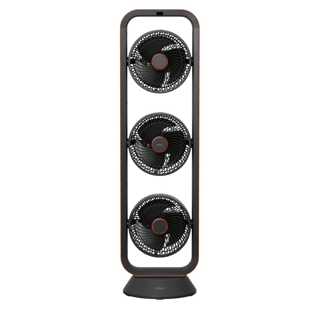 Ventilador Triplo Spirit Robot Pt-Tabaco 220V