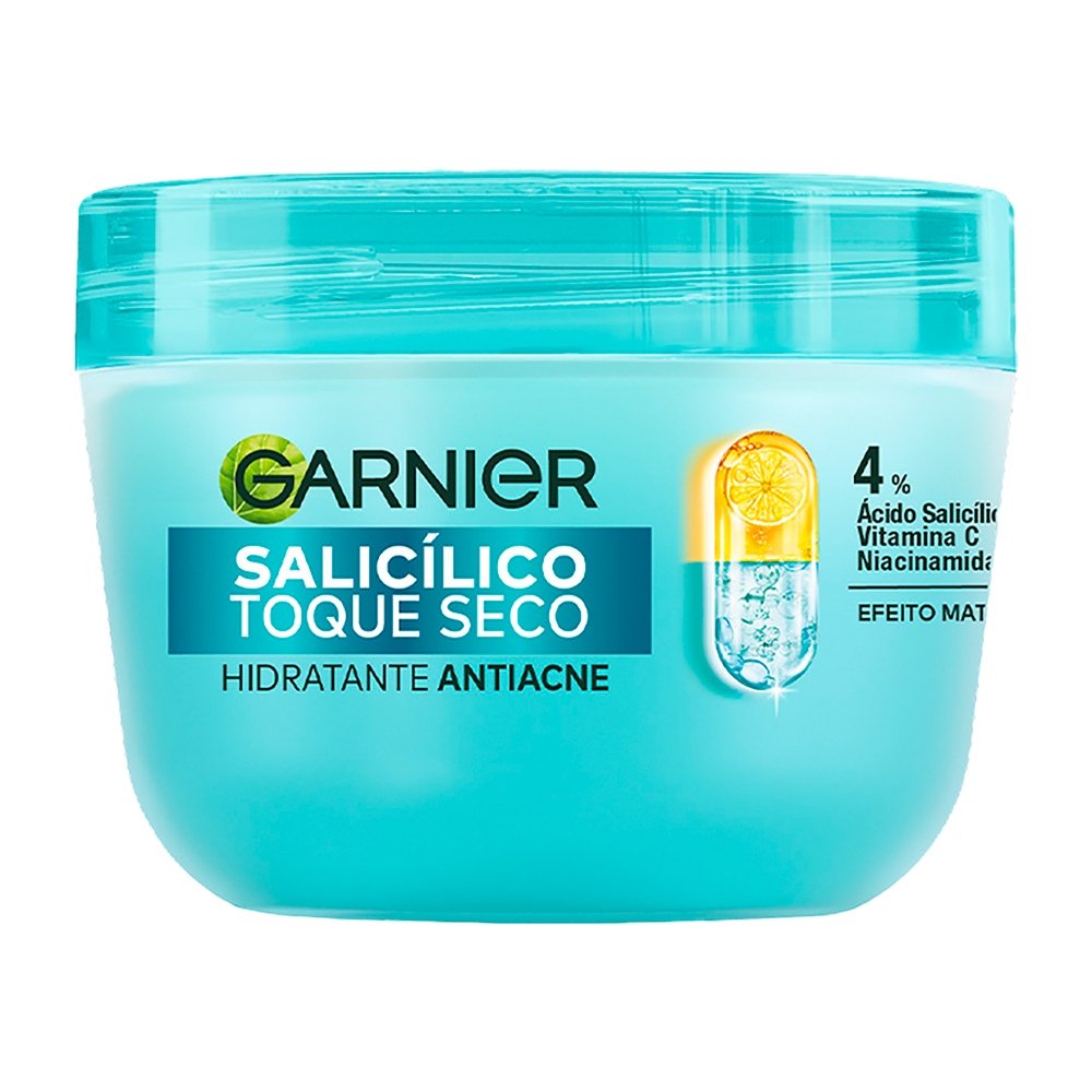 Hidratante Facial Garnier Salicílico Toque Seco Antiacne 85g
