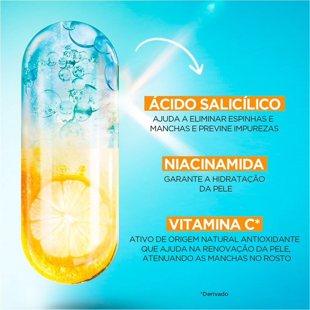 Hidratante Facial Garnier Salicílico Toque Seco Antiacne 85g