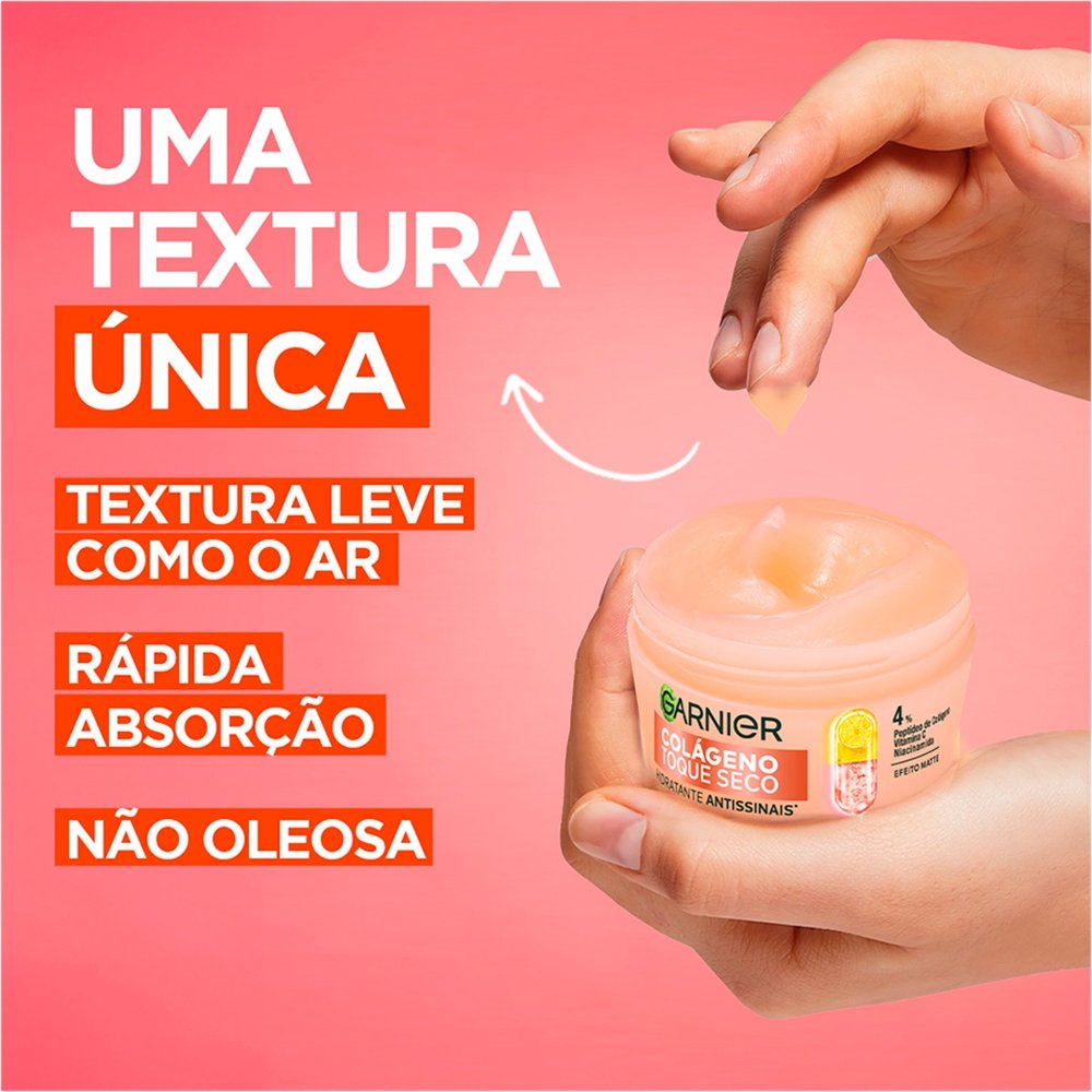 Hidratante Facial Garnier Colágeno Toque Seco Antissinais 85g
