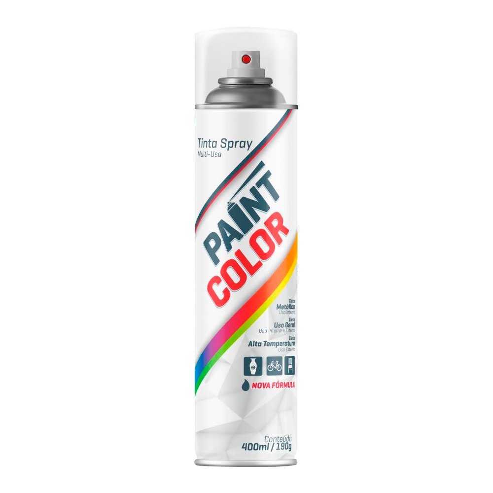 Tinta Spray Paintcolor Uso Geral Verniz Brilhante 400ml