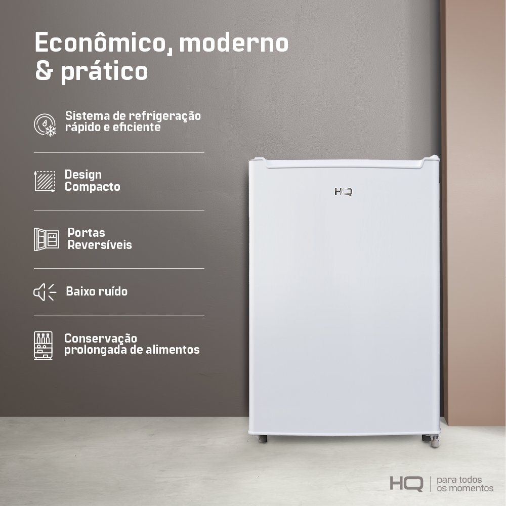 Freezer e Conservador Vertical HQ 100 Litros Branco HQ-100FV 127V