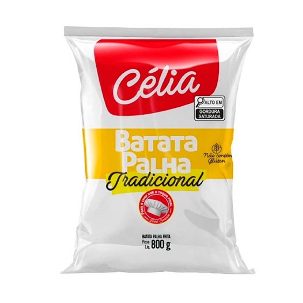 Batata Palha Tradicional 800G Celia