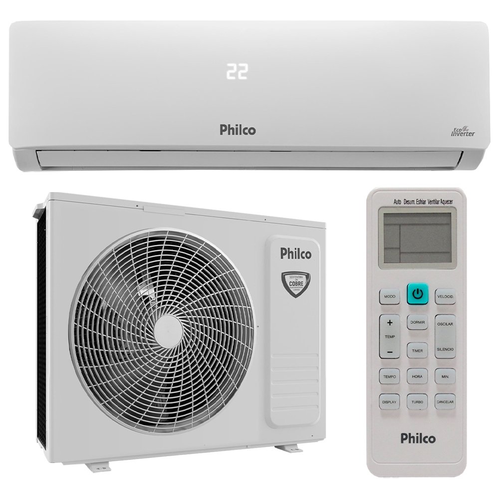 Ar Condicionado Split 9000BTUS Philco PAC9FB - Frio, Inverter, 220V