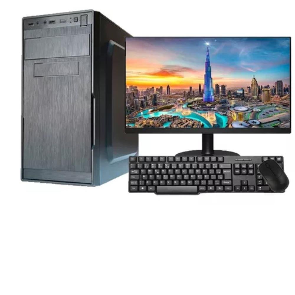 Cpu micro-tech i3 8gb 240gb+Monitor 19/tec/mouse