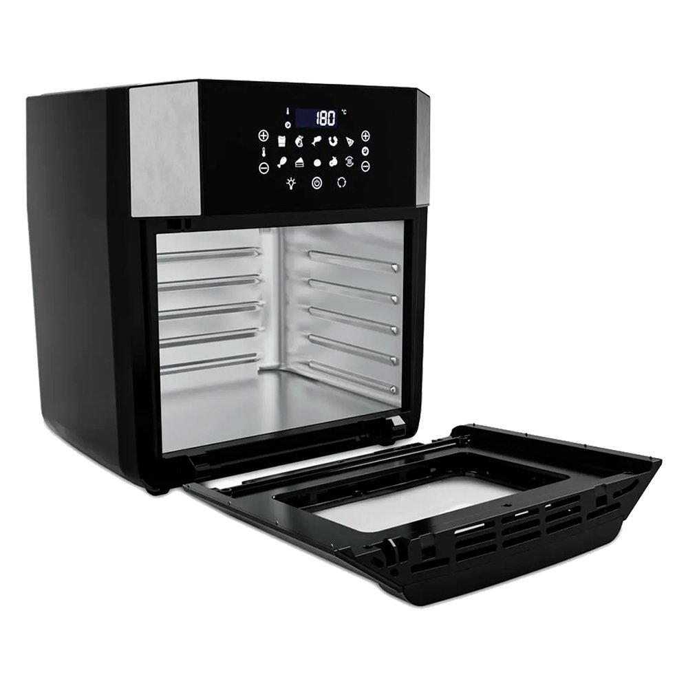 Fritadeira Air Fryer Britânia Oven BAF16A 4 Em 1 - Revestimento Antiaderente, Redstone 16 Litros, Preto 110V