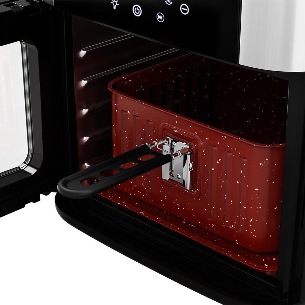 Fritadeira Air Fryer Philco Oven PAF16A - Revestimento Antiaderente Redstone, 2000W, 16 Litros, Preto/Inox, 110V