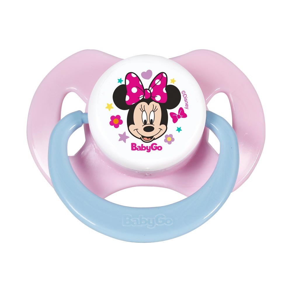 Chupeta C/ Capuz - Bico Orto Sil - 1 Unid. - T2 - Blister - Minnie