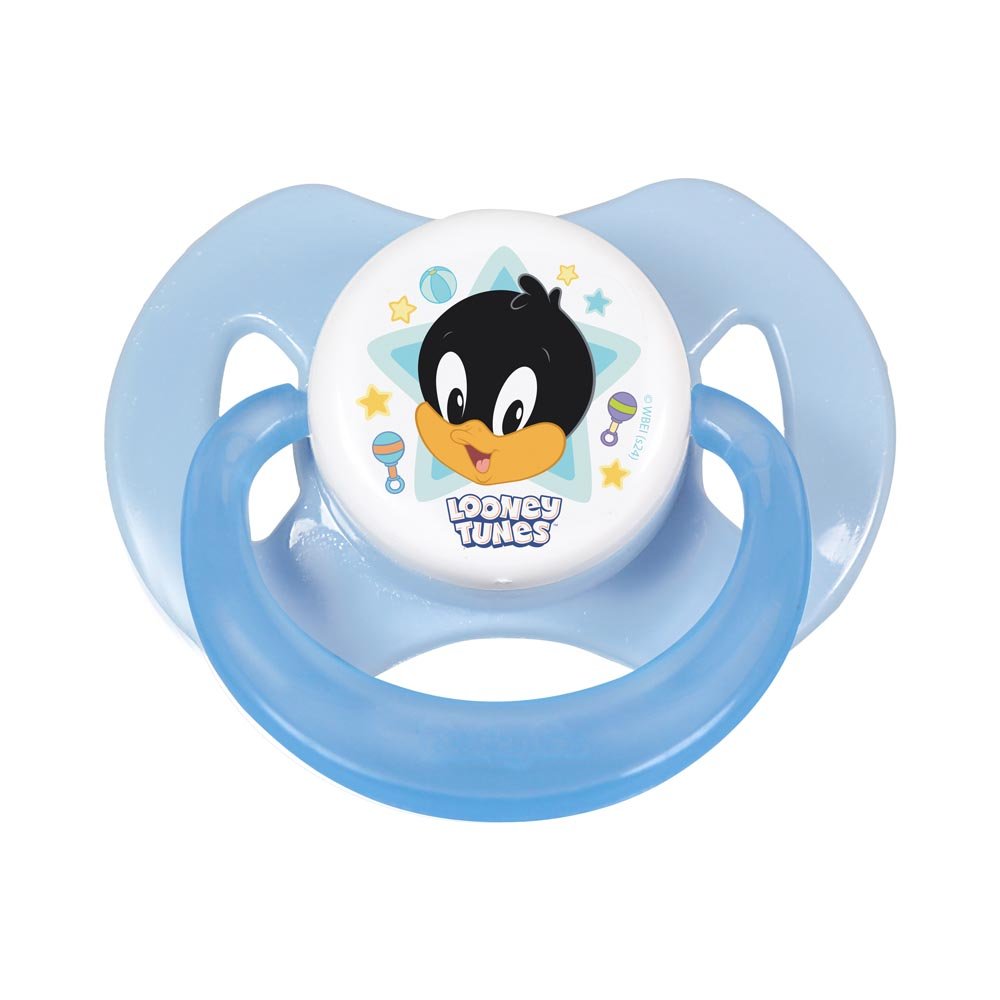 Chupeta C/ Capuz - Bico Orto Sil - T2 - Azul - Looney Tunes