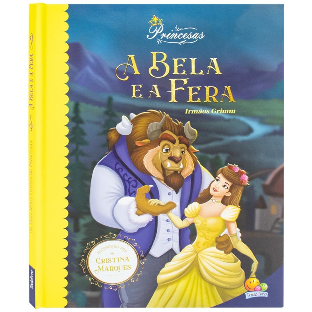 Livro Belos Contos Bela e a Fera 3 anos