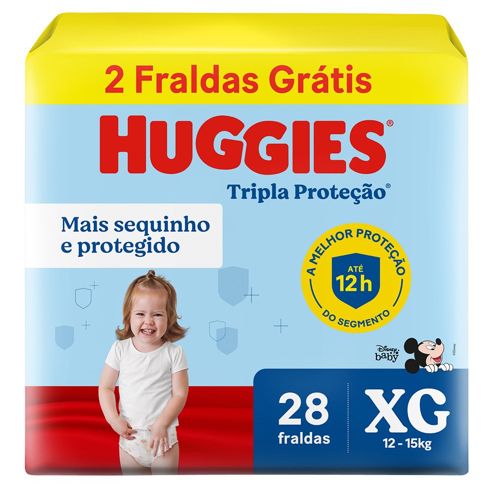 Fralda Huggies Meguinha Xg 28 Unidades