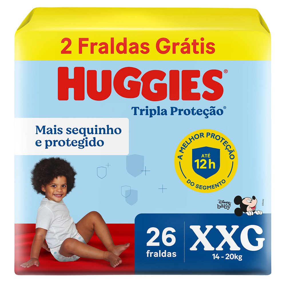 Fralda Huggies Meguinha Xxg 26 Unidades