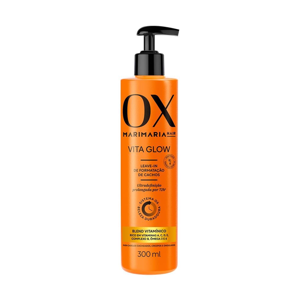 Leave In de Formatação de Cachos Ox Vitaglow 12x300ml