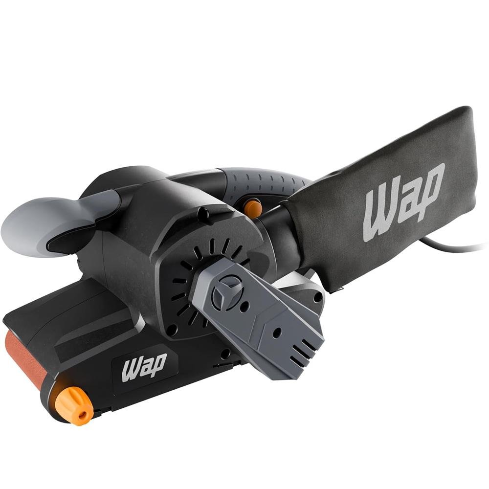 Lixadeira de Cinta WF LC01 com Empunhadura Auxiliar Emborrachada e Motor Escova, 127V