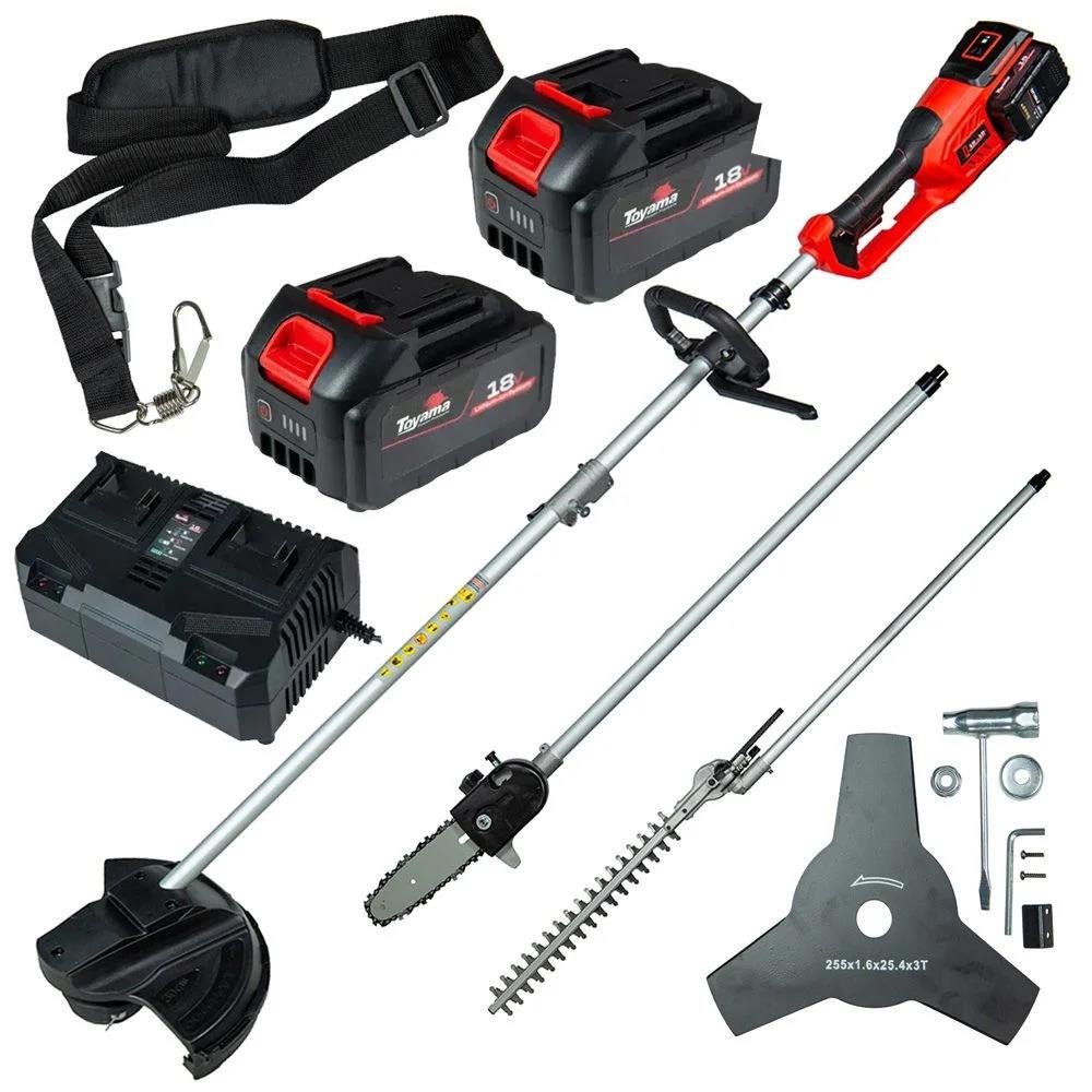 Roçadeira Multifuncional a Bateria 58V TBT58MTX-K com Bateria e Carregador - TOYAMA-334-102