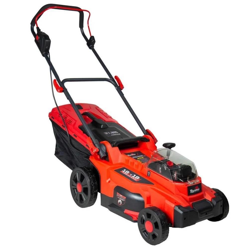 Cortador de Grama a Bateria 18+18V TBT18+18LM370-K Motor Brushless com 2 Baterias e Carregador - TOYAMA-440-102M
