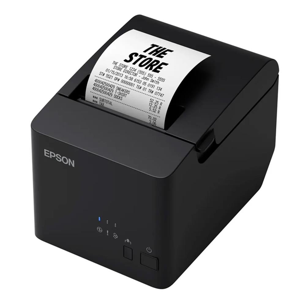 IMPRESSORA TERMICA EPSON TM-T20X-II SERIAL ETHERNET PRETO