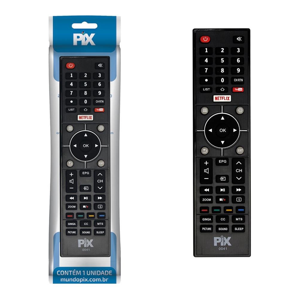 Controle Remoto Compativel Toshiba Smart TV - Ct6810 - Netflix/youtube
