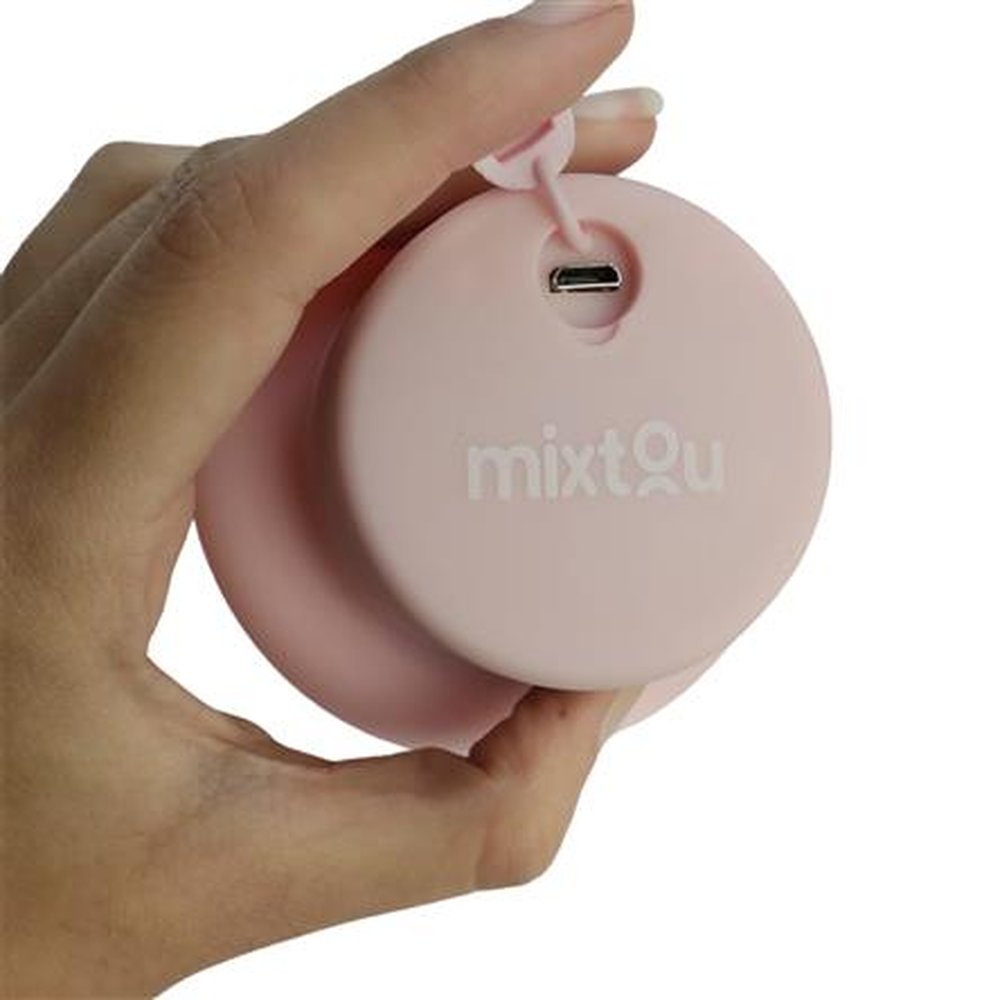 Mini Processador Triturador De Alimentos Portatil Eletrico - Recarregavel 250ml Rosa