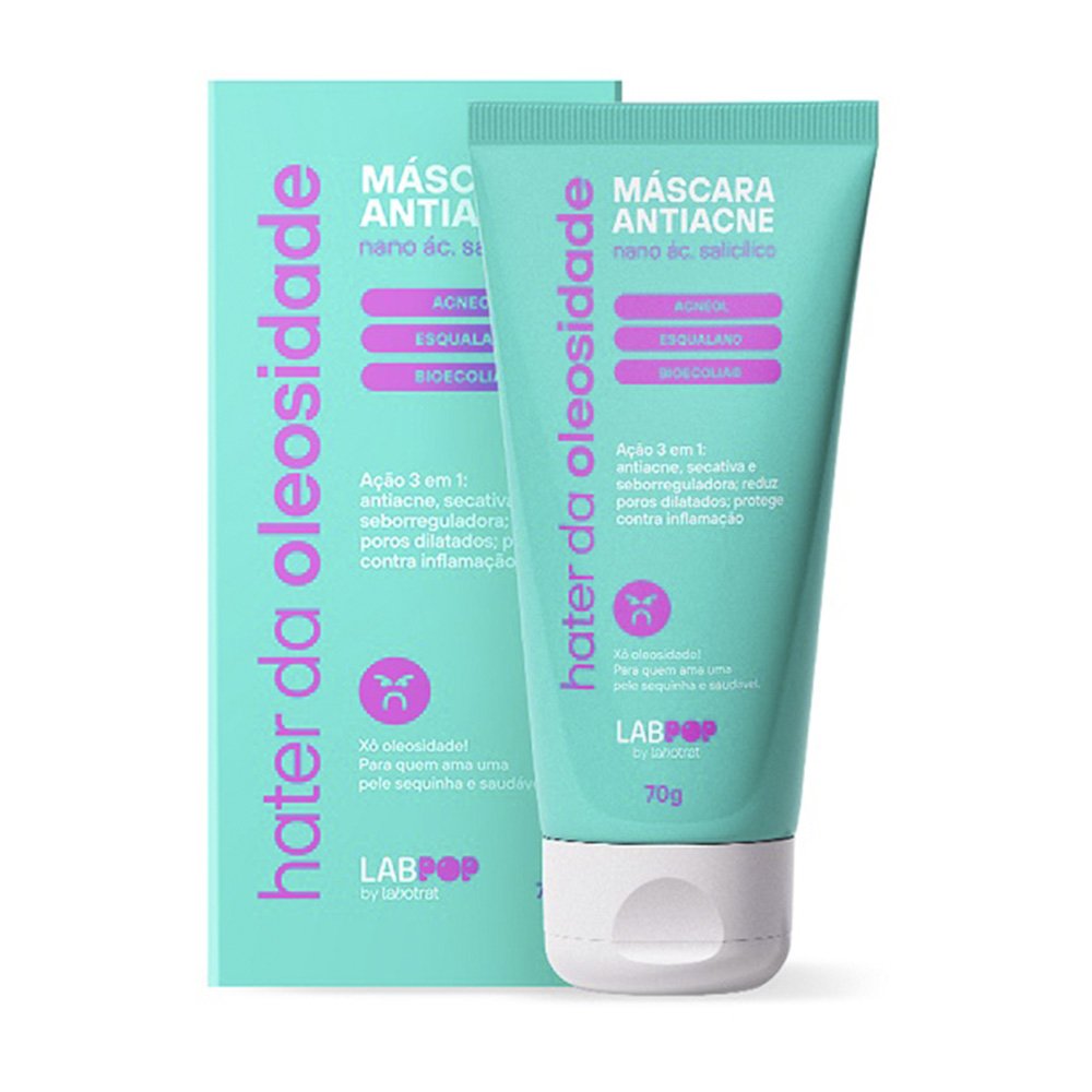 Mascara Facial Hater Oleosidade 70g Labotrat