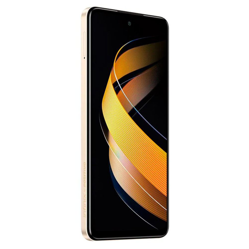 Smartphone Infinix Smart 8 Pro 6.6 HD+ 90Hz 256GB 4GB RAM Câmera Dupla 50MP Dual Chip Dourado