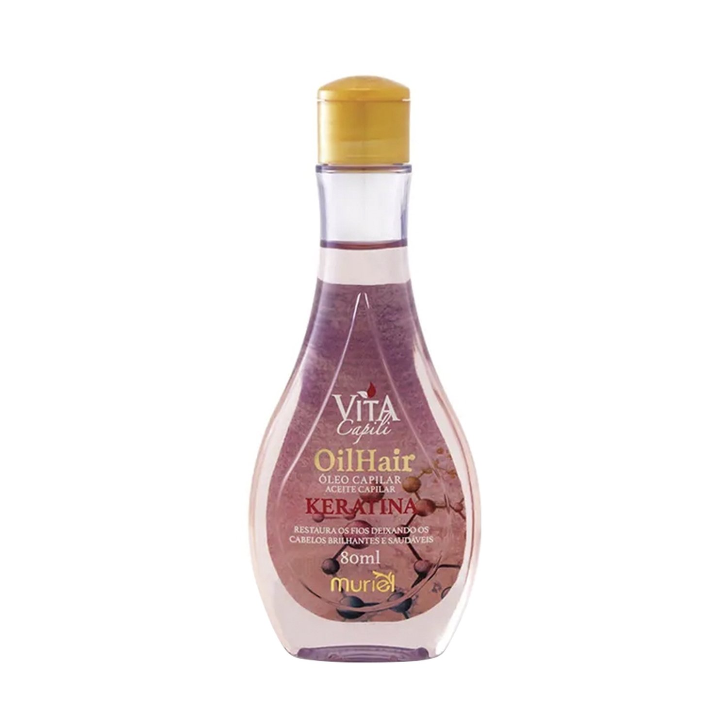 Óleo Capilar Muriel Vita Capili Queratina 80ml