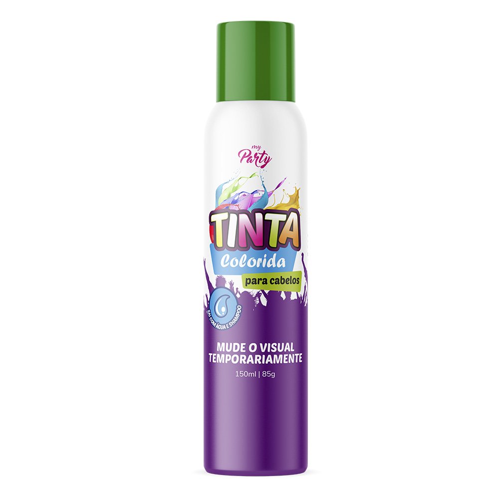Tinta Temporaria Mood Verde Brasil 150ml