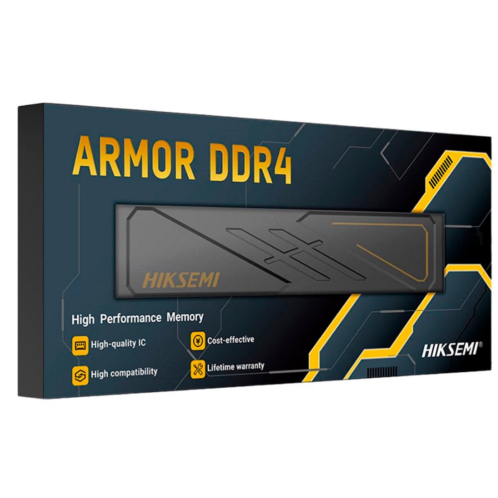 Memoria 16GB DDR4 Hiksemi Armor 3200MHZ Preta