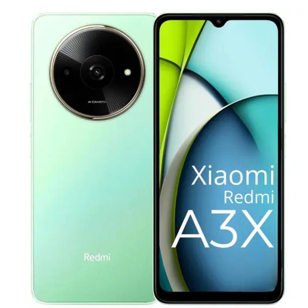 Smartphone Xiaomi Redmi A3X Global 128GB/4GB RAM Dual SIM Tela 6.71" - Verde Aurora