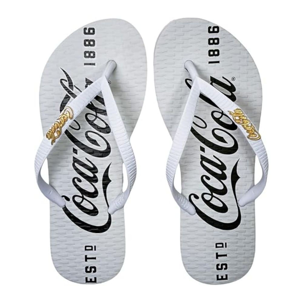 Chinelo Coca Cola 1886 Feminino Branco 34 - 35