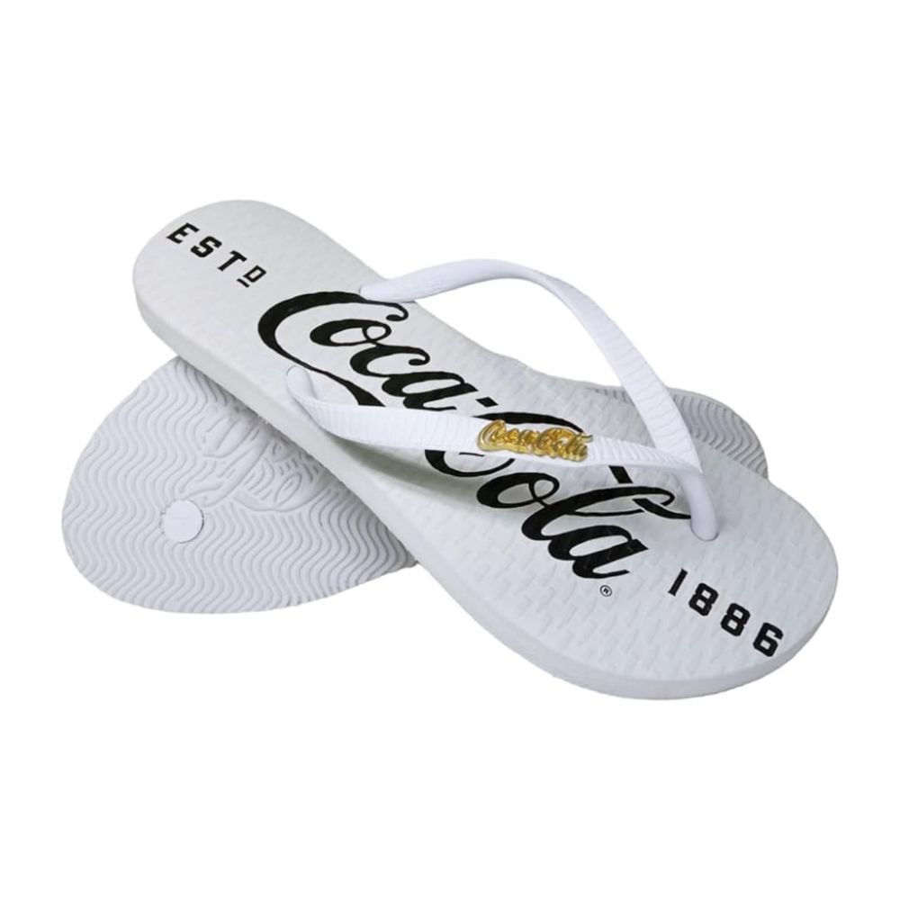 Chinelo Coca Cola 1886 Feminino Branco 34 - 35
