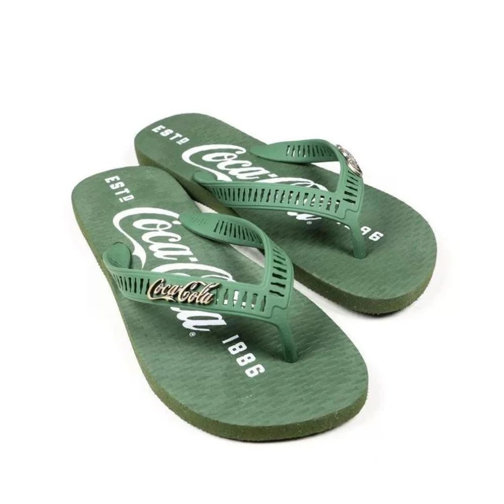 Chinelo Coca Cola 1886 Masculino Musgo 40 - 41
