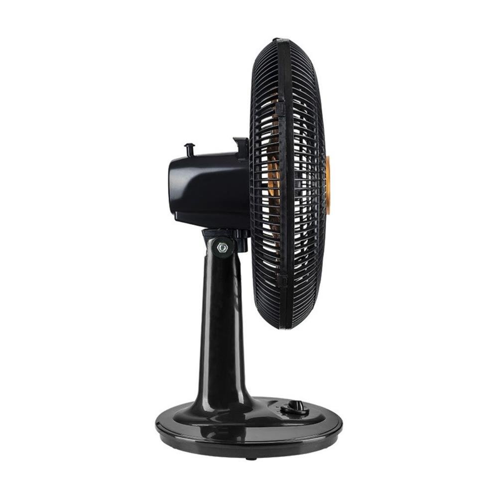Ventilador De Mesa 40cm Ventimais 6 Pas 80w Preto E Bronze 220v