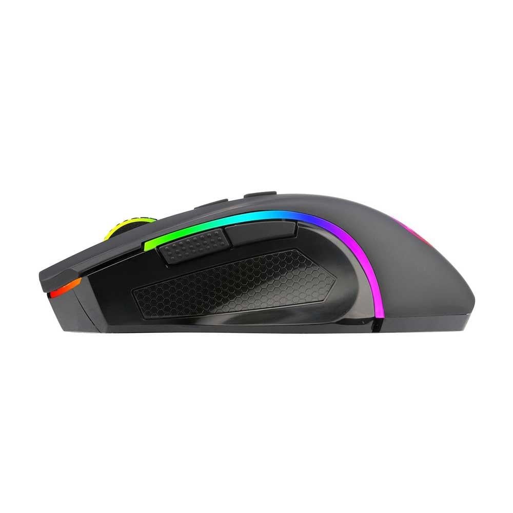 Mouse Gamer Redragon Sem Fio Griffin Preto M602-ks