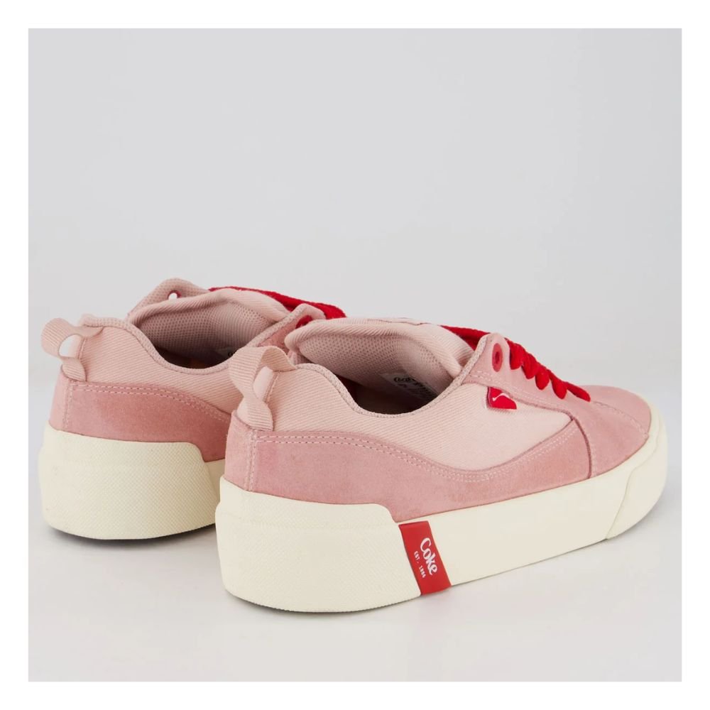 Tênis Feminino Coca-Cola Daytona Ultra Rosa Cc2433 Tam 35
