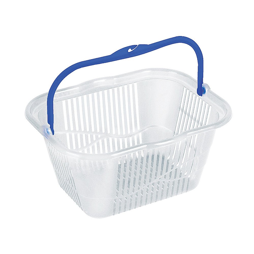 Cesto Para Prendedor de Roupas Transparente Brasami